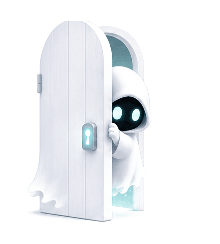 DoorGhost login mascot
